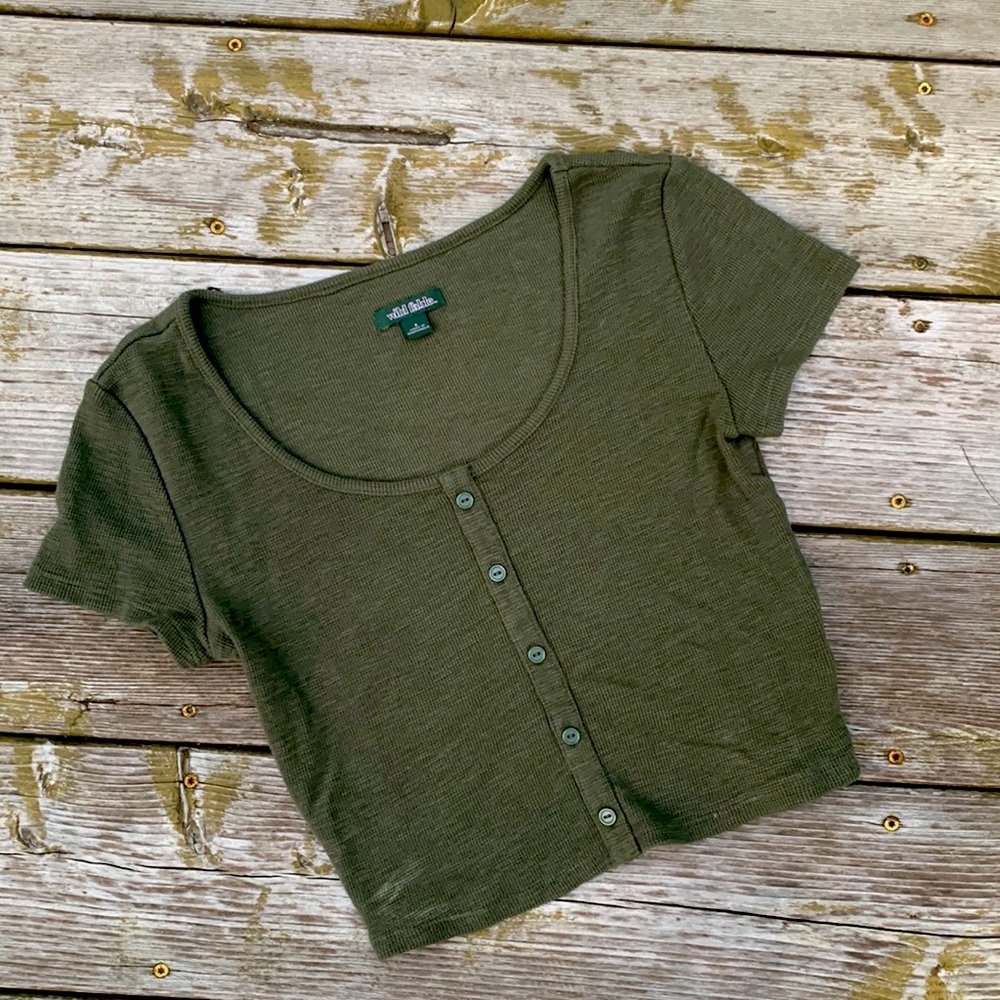Color: Olive green  Size:size small   Brand:Wild Fable